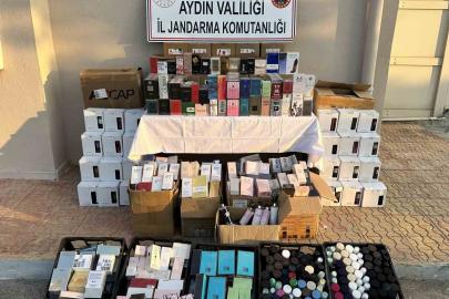 Kuşadası’nda 4 milyon TL değerinde kaçak kozmetik ürün ele geçirildi