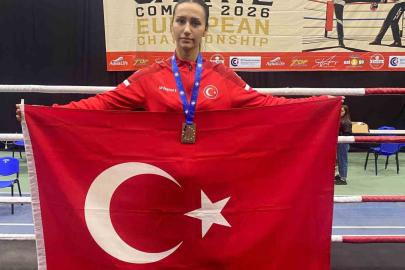 Kütahyalı sporcu Elif Kaya Avrupa ikincisi oldu