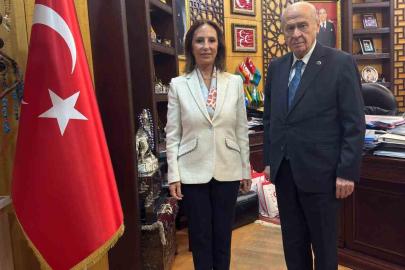 KUTSO Başkanı Argat, MHP Genel Başkanı Bahçeli’yi ziyaret etti