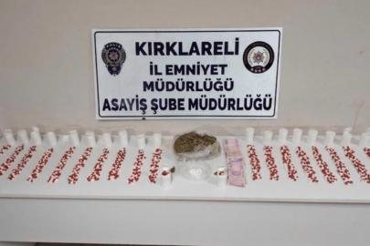 Lüleburgaz’da sırt çantasından uyuşturucu çıkan şahıs tutuklandı