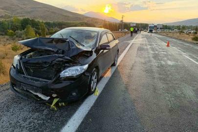 Malatya’da otomobille çarpışan motosiklet sürücüsü hayatını kaybetti