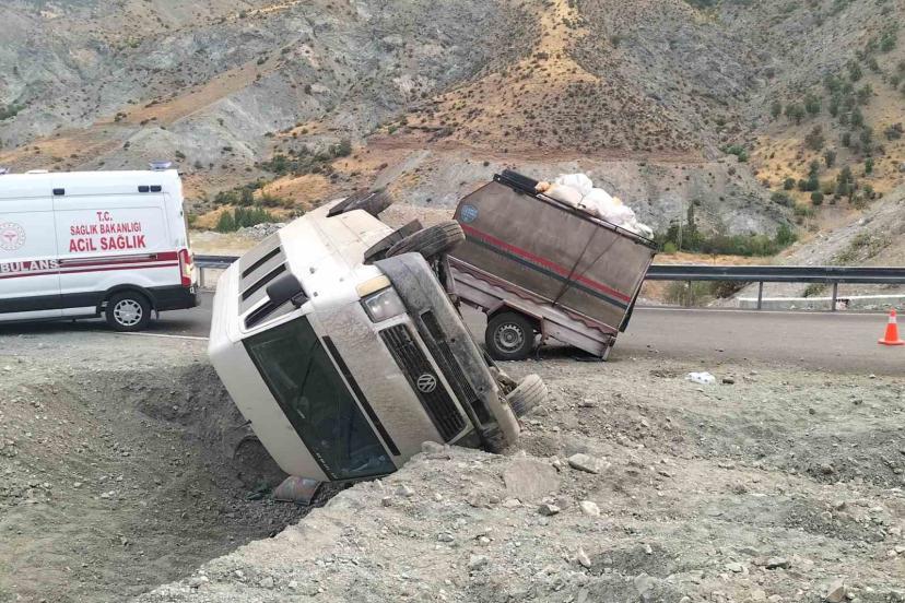 Malatya’da tarım işçilerini taşıyan minibüs devrildi