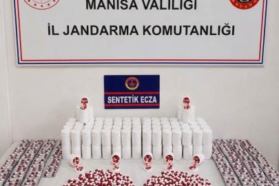 Manisa’da 11 bin 214 adet sentetik hap ele geçirildi