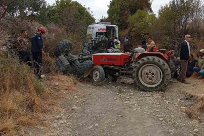 Manisa’da traktör devrildi: 2 ölü, 3 yaralı