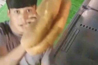 Market kapalıydı, ekmek alıp parasını dolaba bıraktılar