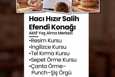 Merkezefendi’de Aktif Yaş Alma Merkezlerinde kurs kayıtları başladı