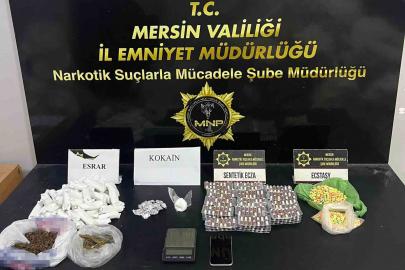 Mersin’de uyuşturucu operasyonları: 5 tutuklama
