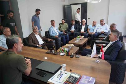 Milletvekili Şan ve Başkan Hallaç basın mensuplarıyla buluştu