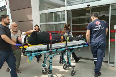 Motosiklet devrilerek sürüklendi: 1 yaralı