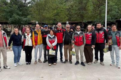 Motosiklet tutukunları Etili’de buluştu