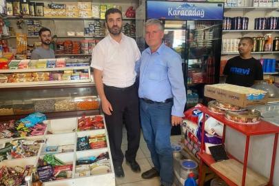 Müftü Kızılarslan ahilik haftası nedeniyle esnafla buluştu