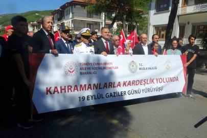 Muğla’da ‘Kahramanlarla Kardeşlik Yolunda’ yürüyüşü düzenlendi