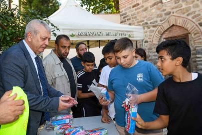 Osmangazi’de çocukların yüzünü güldüren buluşma