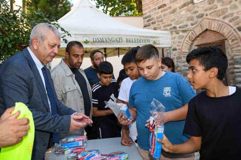 Osmangazi’de çocukların yüzünü güldüren buluşma