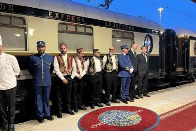 Paris’ten yola çıkan Orient Express İstanbul’a geldi