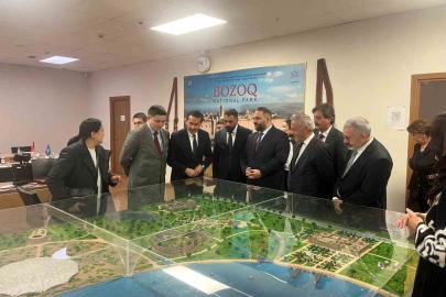 Sorgun Belediye Başkanı Ekinci, Kazakistan’da Bozok Ören Yeri’ni ziyaret etti