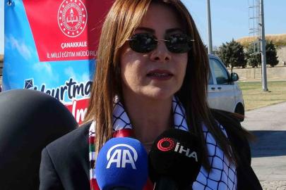Uçurtma Filistinli çocuklar için uçuruldu