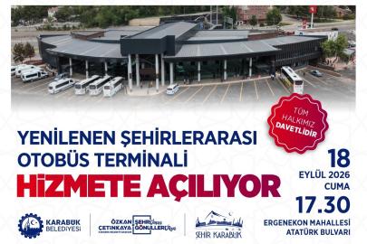 Yenilenen Karabük Şehirlerarası Otobüs Terminali resmi törenle açılacak