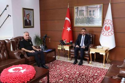 Zonguldak’ın yeni Emniyet Müdürü Kaba’dan Vali Hacıbektaşoğlu’na ziyaret