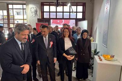 Zonguldak’ta şehit ve gazi yakınlarının seramik eserleri sergilendi