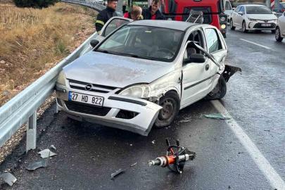 Adıyaman’da dört araç zincirleme kaza yaptı: 4 yaralı