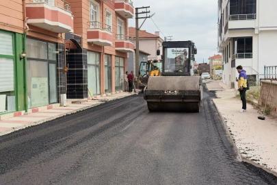 Alaca’da asfalt çalışmaları sürüyor