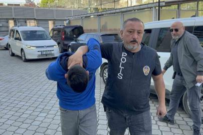 Anahtarı üzerinde unutulan evden hırsızlık zanlısı tutuklandı