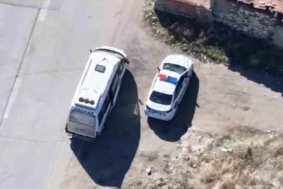 Ara sokaklara kaçtı, dron takibinden kurtulamadı: 11 bin 629 lira ceza