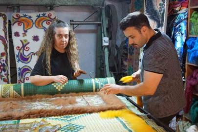 Ata yadigarı keçe sanatında dördüncü kuşak tezgah başında