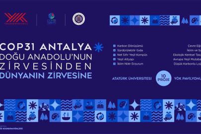 Atatürk Üniversitesinden COP31’e 10 tematik proje