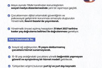 Bakan Göktaş: "Çocuklarımızı dijital dünyanın risklerinden koruma kararlılığımızı güçlendiriyoruz"