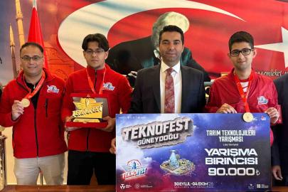 Başkan Demirci teknoloji birincisi öğrencileri ağırladı