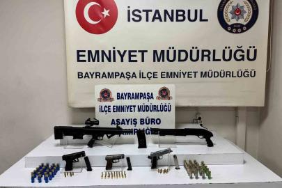 Bayrampaşa’da evinde çok sayıda mühimmat ele geçirilen şahıs gözaltına alındı