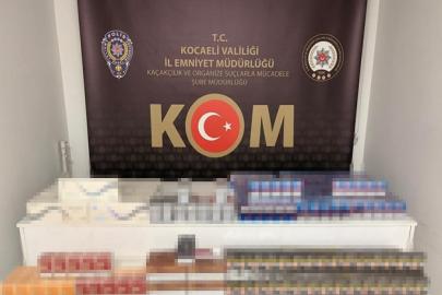 Bin 410 paket kaçak sigara ve 90 paket tütün ele geçirildi