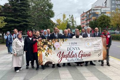 Çorum’da yaşlılar için farkındalık yürüyüşü
