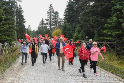 Cumhuriyet coşkusu Uludağ’ın zirvesinde yaşandı