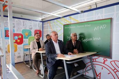 Deprem tırı ile 6,4’lük tatbikat