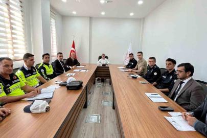 Dicle’de okul güvenliği toplantısı yapıldı
