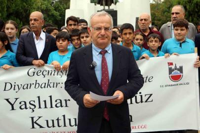 Diyarbakır’da 1 Ekim Dünya Yaşlılar Günü için anlamlı yürüyüş