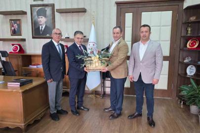 Edincik Marmara Birlik Kooperatifi’nden Kaymakam Öztürk’e ziyaret