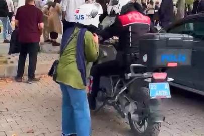 Elazığ’da KPSS’ye geç kalanlar, polisler tarafından yetiştirildi