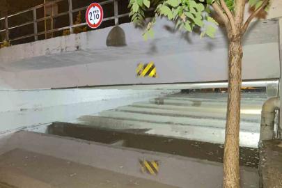 Elazığ’da sağanak yağışta su seviyesi 2,10 metrelik sınırı buldu