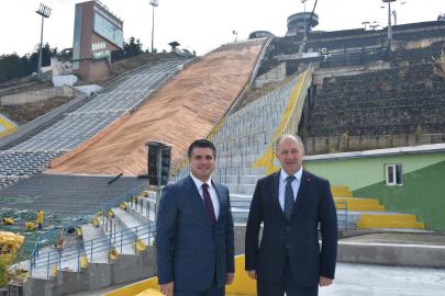 Erzurum GSİM’de dört koldan inşaat çalışması