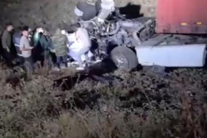 Gaziantep’te tır şarampole uçtu: Sürücü yaralandı