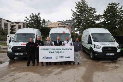 Gebze’den Adıyaman’a uzanan yardım köprüsü