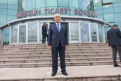 Giresun Ticaret Borsası’nda Hamza Bölük yeniden seçildi