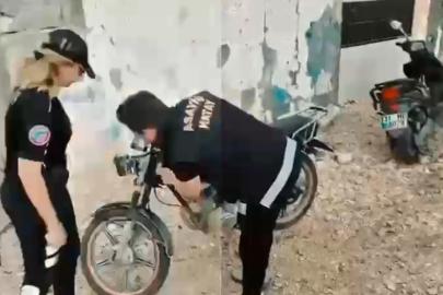 Hatay’da motosiklet tamircilerine yönelik denetim yapıldı