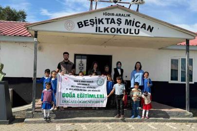 Iğdır’da öğrencilere tabiat ve biyoçeşitlilik eğitimi