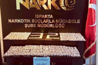 Isparta’da uyuşturucu operasyonunda 2 şüpheli tutuklandı