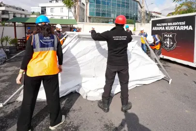 İstanbul Maltepe’de afetlere karşı seferberlik sürüyor
